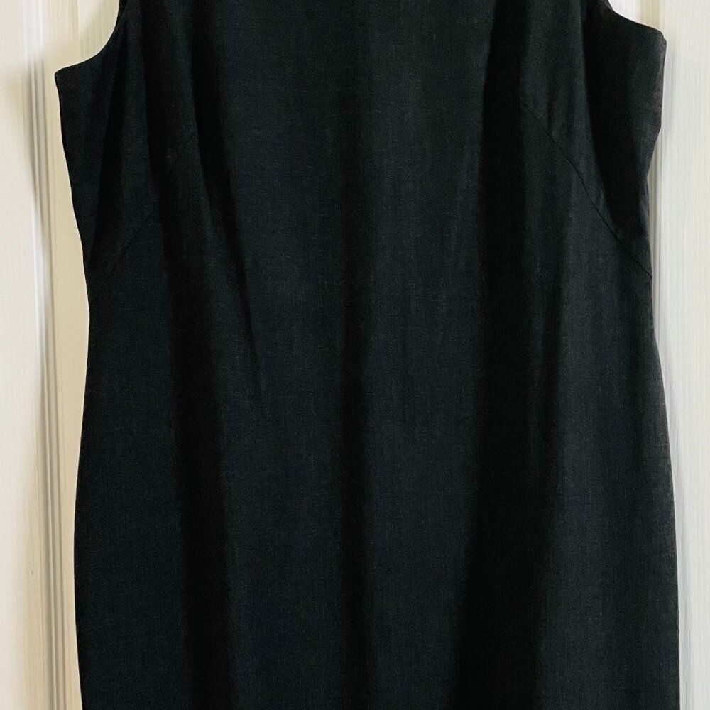 Studio by London Times Charcoal Gray Sheath Dress Size 16 Career - Picture 6 of 8